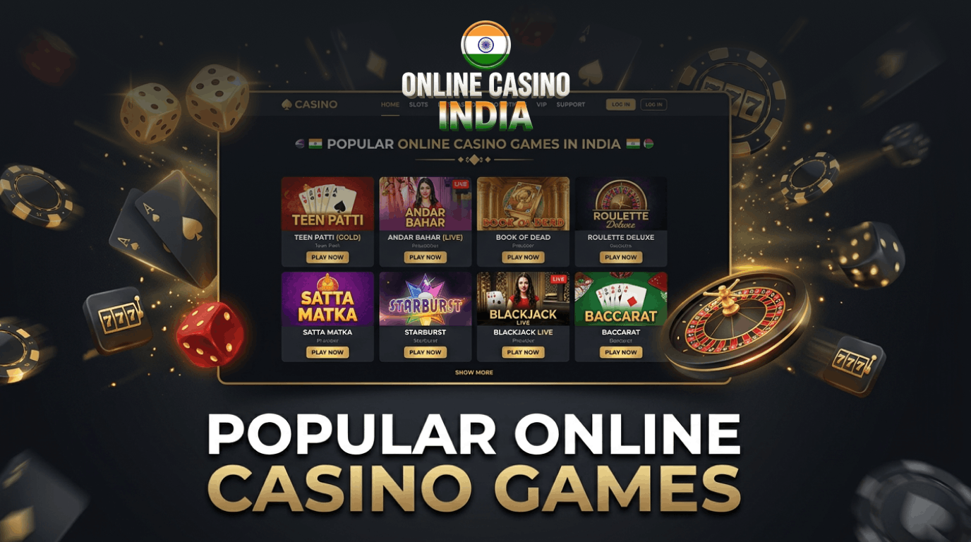 Popular Games at the Best Online Casinos in India